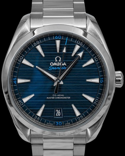 2021 Omega Seamaster Aqua Terra 41MM Blue Dial Steel Bracelet (220.10.41.21.03.001)