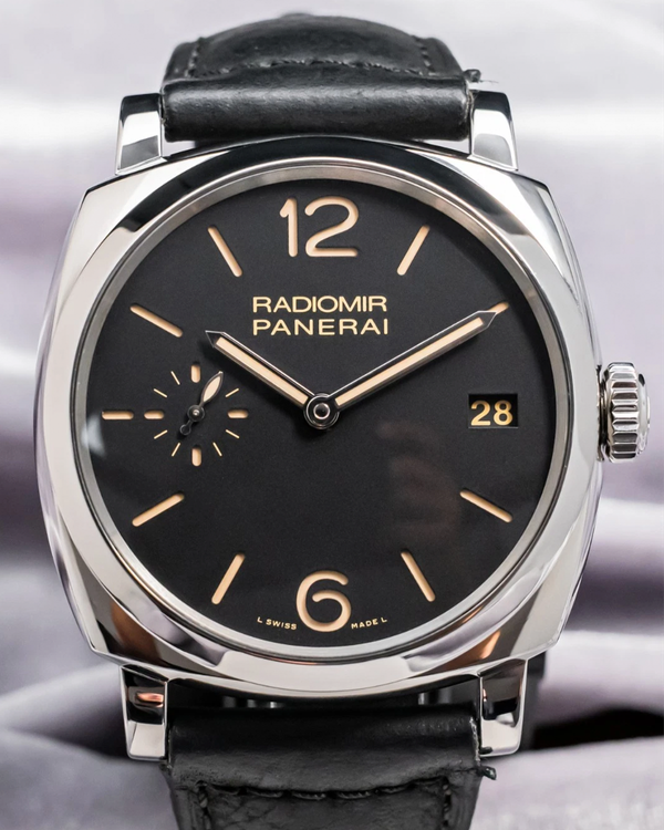 Panerai Radiomir 1940 3 Days 47MM Black Dial Leather Strap (PAM00514)