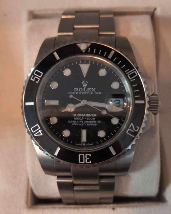 No Reserve - 2010 Rolex Submariner Date 41MM Black Dial Oyster Bracelet (126610LN)