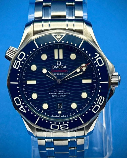 2023 Omega Seamaster Diver 300M 42MM Blue Dial Steel Bracelet (210.30.42.20.03.001)