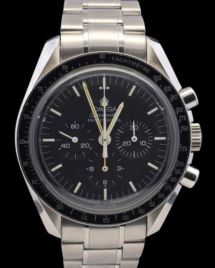 Omega Speedmaster Professional Moonwatch 42MM Black Dial Steel Bracelet (3572.50.00)