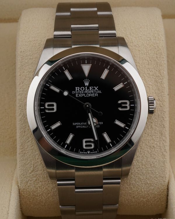 2023 Rolex Explorer 40MM Black Dial Oyster Bracelet (224270)