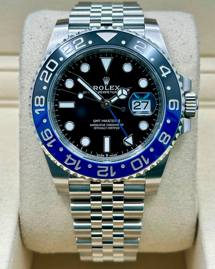 2026 Rolex GMT-Master II "Batgirl" 40MM Black Dial Oyster Bracelet (126710BLNR)
