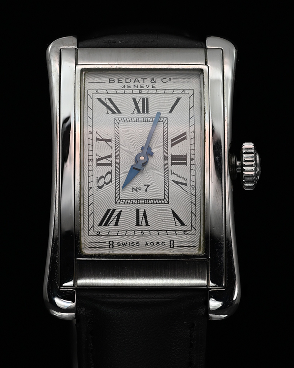 No Reserve - Bedat & Co Nº7 26.5MM Silver Dial Aftermarket Leather Bracelet (788)