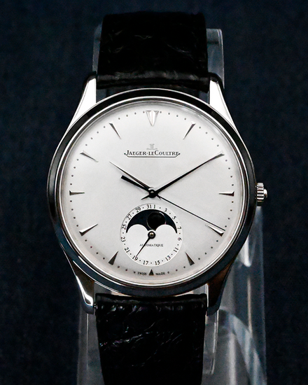 2020 Jaeger-LeCoultre Master Ultra Thin 39MM Silver Dial Leather Strap (Q1368420)