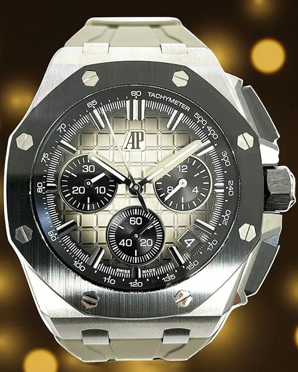 2021 Audemars Piguet Royal Oak Offshore Chronograph 43MM Brown "Smoke" Dial Rubber Strap (26420SO.OO.A600CA.01)
