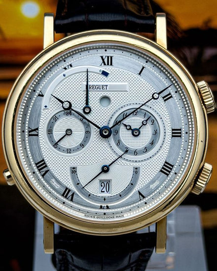 Breguet Classique Le Reveil Du Tsar Classique 39MM Silver Dial Leather Strap (5707BA)