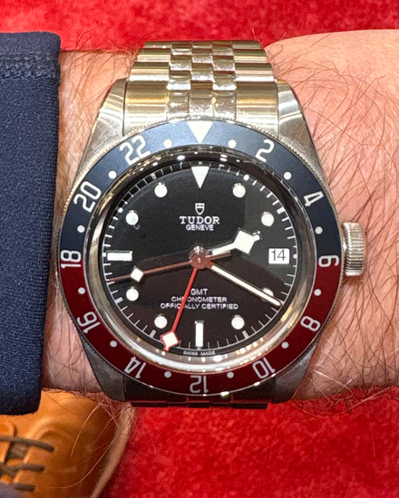 2025 Tudor Black Bay GMT "Pepsi" 41MM Black Dial Steel Bracelet (79830RB)