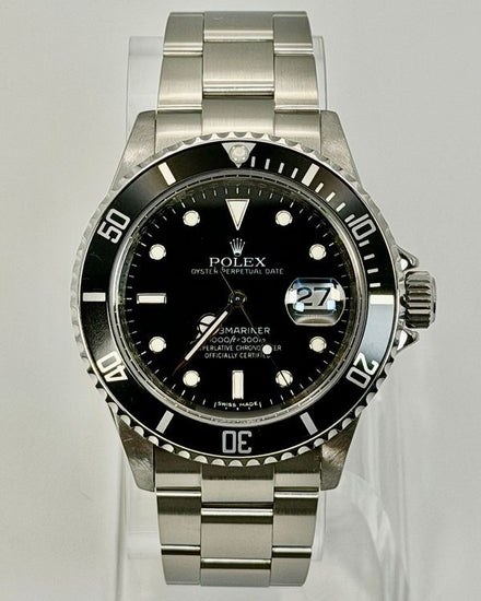 2008 Rolex Submariner Date 40MM Black Dial Oyster Bracelet (16610)
