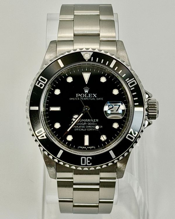 2008 Rolex Submariner Date 40MM Black Dial Oyster Bracelet (16610)