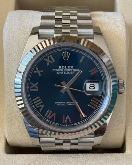 2026 Rolex Datejust 41MM Blue Dial Jubilee Bracelet (126334)