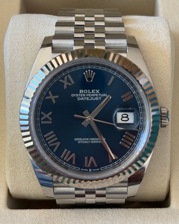 2026 Rolex Datejust 41MM Blue Dial Jubilee Bracelet (126334)