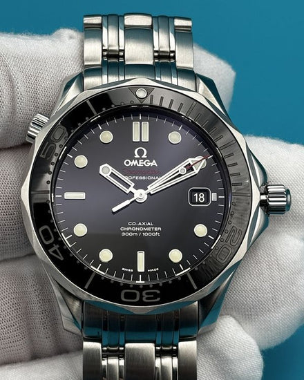 2025 Omega Seamaster Diver 300M 41MM Black Dial Steel Bracelet (212.30.41.20.01.003)