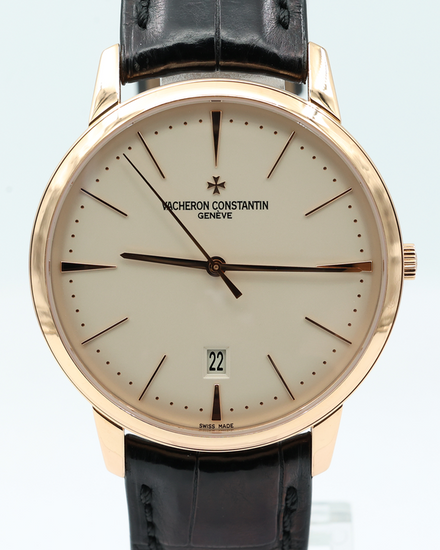 2009 Vacheron Constantin Patrimony 40MM Silver Dial Leather Strap (85180/000R-9248)