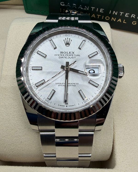2026 Rolex Datejust 41MM Silver Dial Oyster Bracelet (126334)