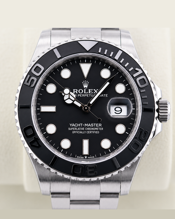 2024 Rolex Yacht-Master 42MM Black Dial Titanium Oyster Bracelet (226627)