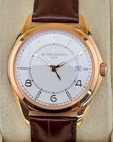 Vacheron Constantin Fiftysix 40MM Silver Dial Leather Strap (4600E/000R-B441)