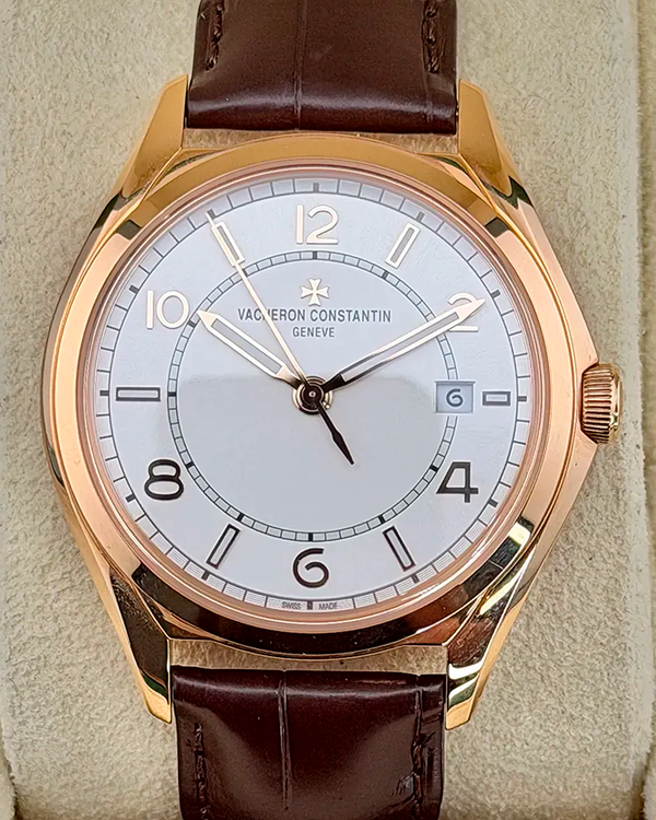 Vacheron Constantin Fiftysix 40MM Silver Dial Leather Strap (4600E/000R-B441)