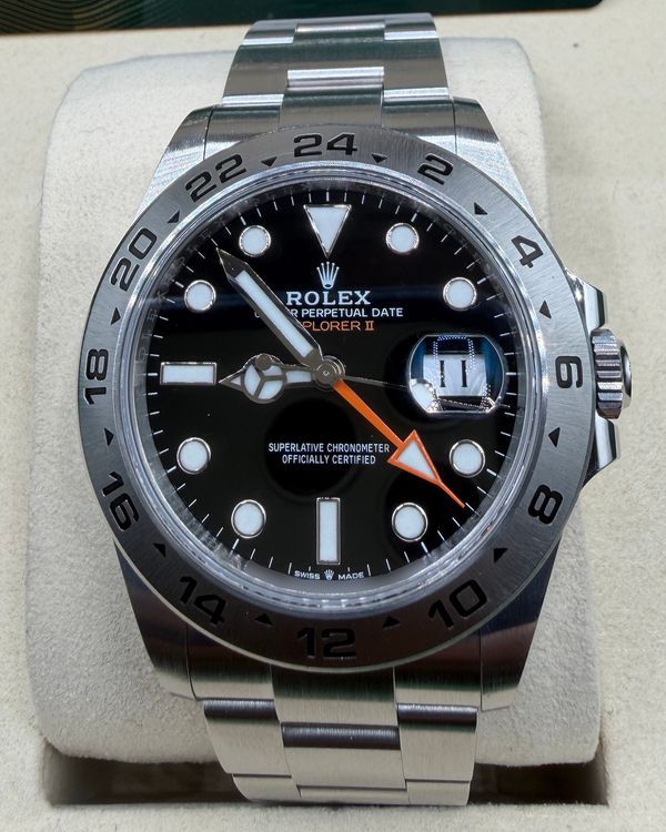 2024 Rolex Explorer II 42MM Black Dial Oyster Bracelet (226570)