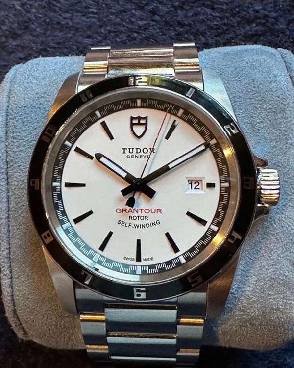 2011 Tudor Grantour Date 42MM White Dial Steel Bracelet (20500N)