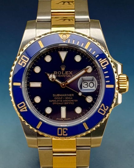 2019 Rolex Submariner Date "Bluesy" 40MM Blue Dial Two-Tone Oyster Bracelet (116613LB)