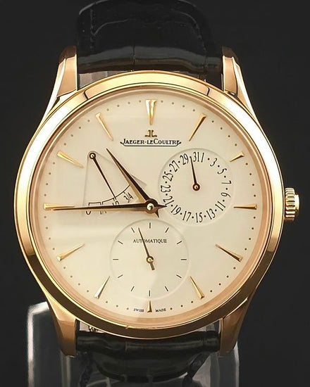 2025 Jaeger-LeCoultre Master Ultra Thin 39MM Champagne Dial Leather Strap (Q1372510)