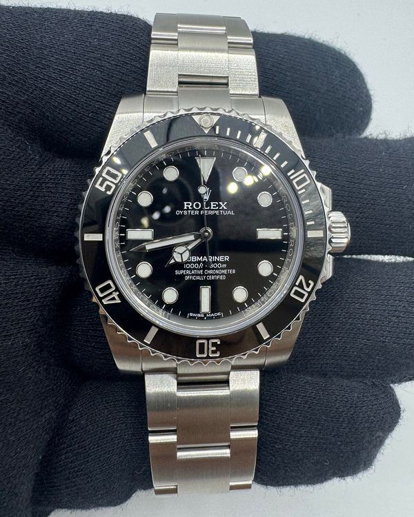 2019 Rolex Submariner No-Date 40MM Black Dial Oyster Bracelet (114060)