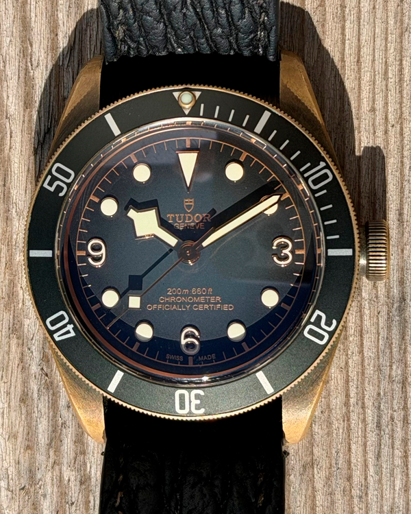 2022 Tudor Black Bay Bronze 43MM Grey Dial Leather Strap (79250BA)