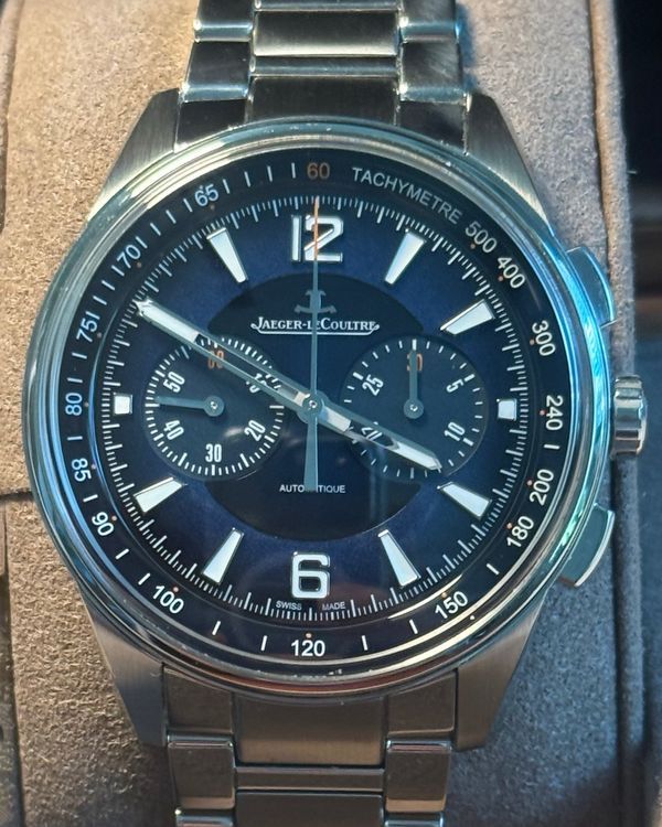 2023 Jaeger-LeCoultre Polaris Chronograph 42MM Blue Dial Steel Bracelet (Q9028181)
