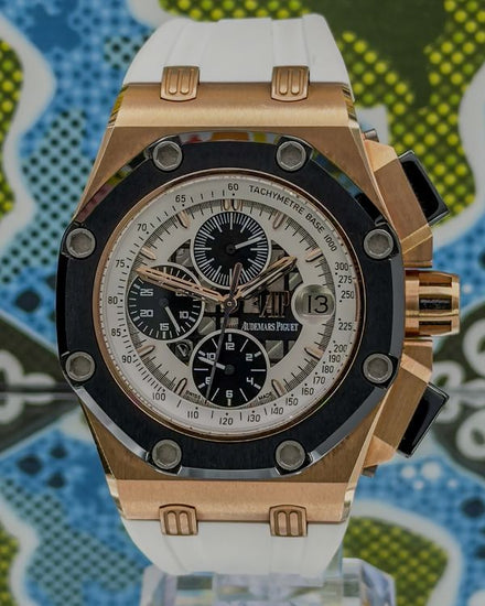 2002 Audemars Piguet Royal Oak Offshore "Rubens Barrichello II" L.E. 44MM Skeleton Dial Rubber Strap (26078RO.OO.D002CR.01)