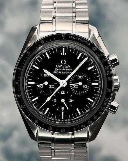2017 Omega Speedmaster Professional Moonwatch 42MM Black Dial Steel Bracelet (311.30.42.30.01.005)