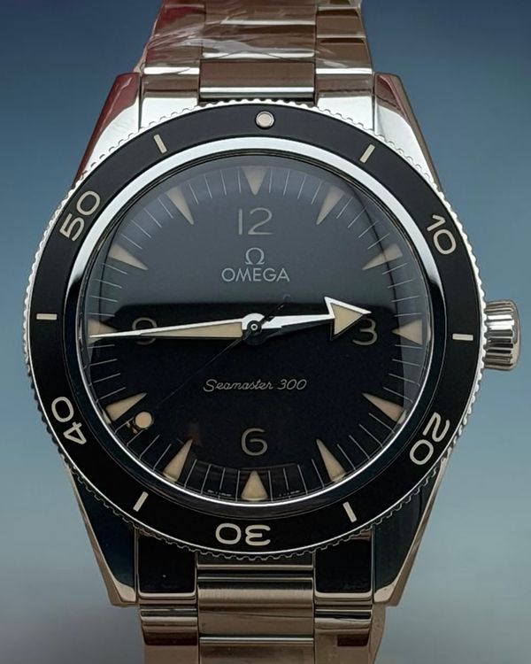 2026 Omega Seamaster 300 "Heritage" 41MM Black Dial Steel Bracelet (234.30.41.21.01.001)