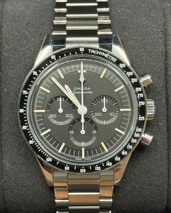 No Reserve - 2021 Omega Speedmaster "Ed White" 39.7MM Black Dial Steel Bracelet (311.30.40.30.01.001)