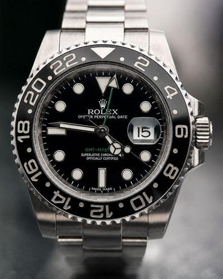 No Reserve - 2018 Rolex GMT-Master II 40MM Black Dial Oyster Bracelet (116710LN)