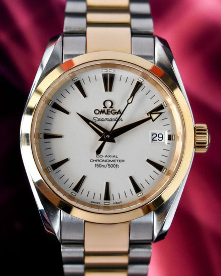 2009 Omega Seamaster Aqua Terra 36MM White Dial Two-Tone Bracelet (2304.30.00)