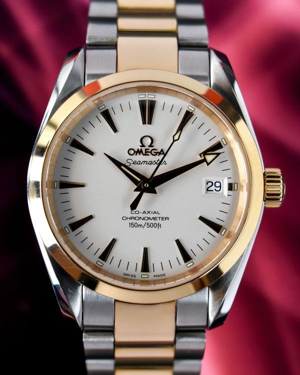 2009 Omega Seamaster Aqua Terra 36MM White Dial Two Tone Bracelet (2304.30.00)