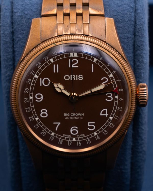 Oris Big Crown Pointer Date 40MM Brown Dial Bronze Bracelet (01 754 7741 3166-07 8 20 01)