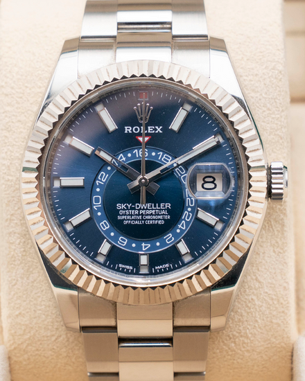 2019 Rolex Sky-Dweller 42MM Blue Dial Oyster Bracelet (326934)
