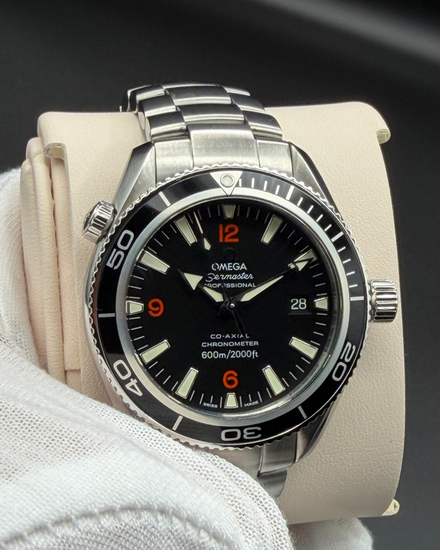 2020 Omega Seamaster Planet Ocean 42MM Black Dial Steel Bracelet (2201.51.00)