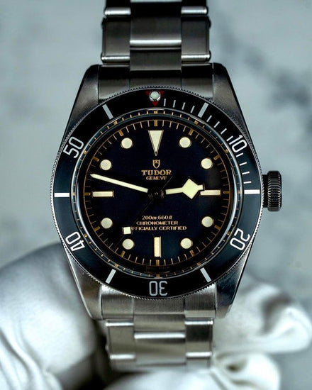 2021  Tudor Black Bay Heritage 41MM Black Dial Steel Bracelet (79230N)
