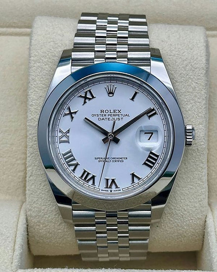 2026 Rolex Datejust 41MM White Dial Jubilee Bracelet (126300)