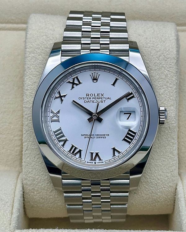 2026 Rolex Datejust 41MM White Dial Jubilee Bracelet (126300)