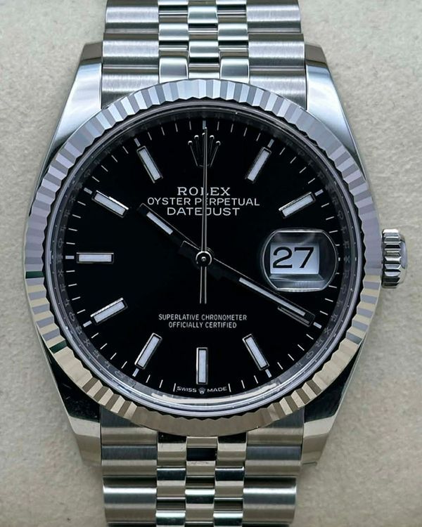 2026 Rolex Datejust 36MM Black Dial Jubilee Bracelet (126234)
