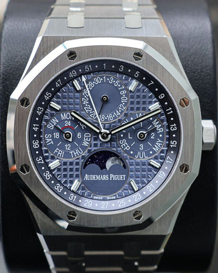 2025 Audemars Piguet Royal Oak Perpetual Calendar 41MM Blue Dial Steel Bracelet (26674ST.OO.1320ST.01)
