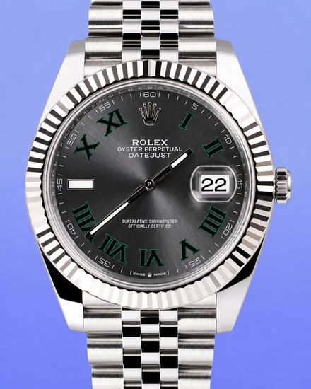 2026 Rolex Datejust "Wimbledon" 41MM Slate Dial Jubilee Bracelet (126334)