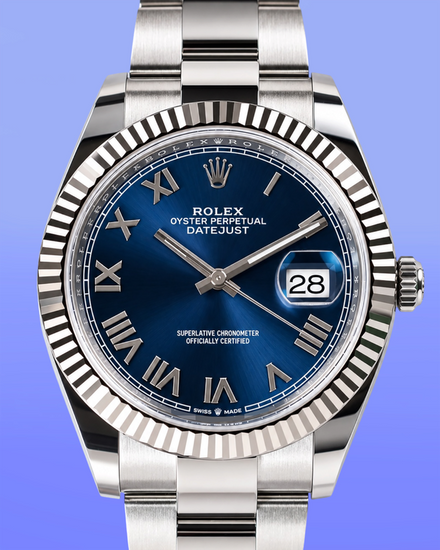 2026 Rolex Datejust 41MM Blue Dial Oyster Bracelet (126334)