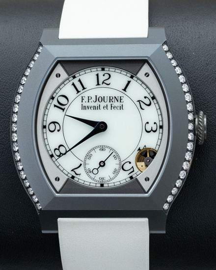 F.P. Journe Élégante 40MM Quartz White Dial Rubber Strap (ELT)