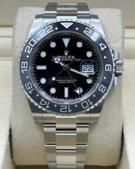 2026 Rolex GMT-Master II "Bruce Wayne" 40MM Black Dial Oyster Bracelet (126710GRNR)