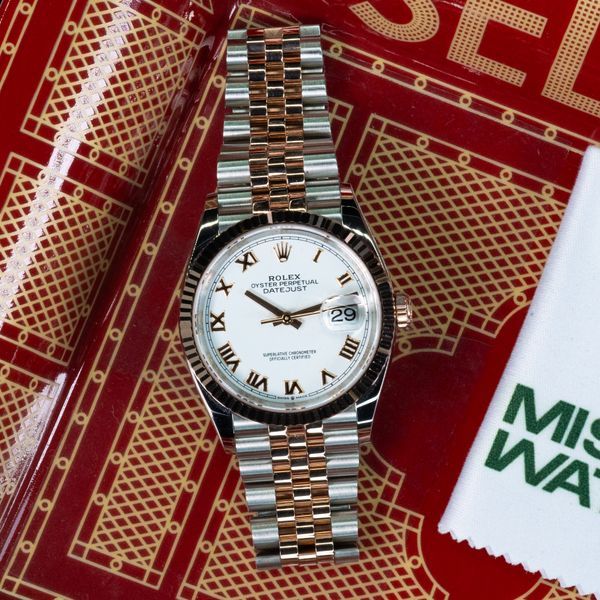 2026 Rolex Datejust 36MM White Dial Two-Tone Jubilee Bracelet (126231)