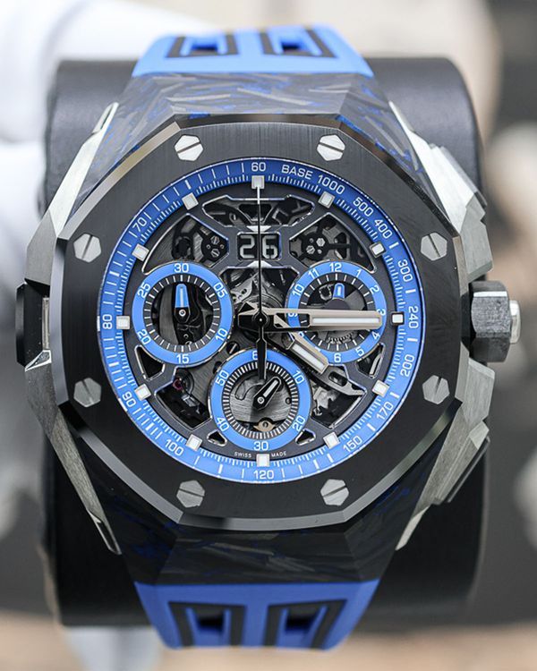 Audemars Piguet Royal Oak Concept Split-Seconds Chronograph GMT 43MM Skeleton Dial Rubber Strap (26650FO.OO.D353CA.01)